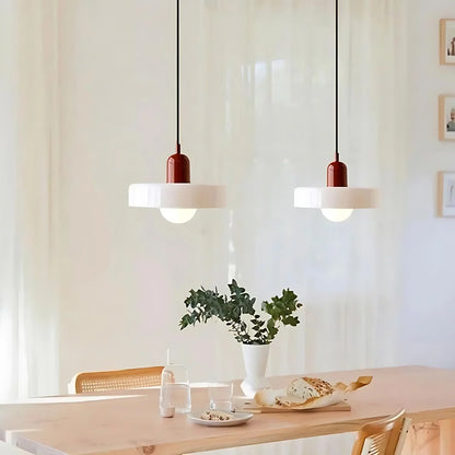 Luminous Halo Modern Glass Pendant Light — Lubrel minimalist lighting