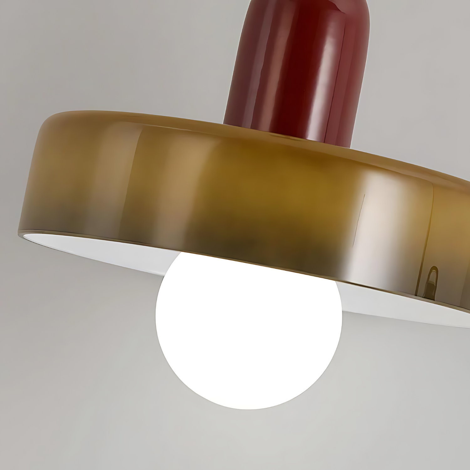 Luminous Halo Modern Glass Pendant Light — Lubrel minimalist lighting