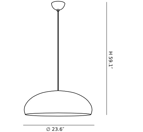 Italian Nordic Design Metal Pendant Light