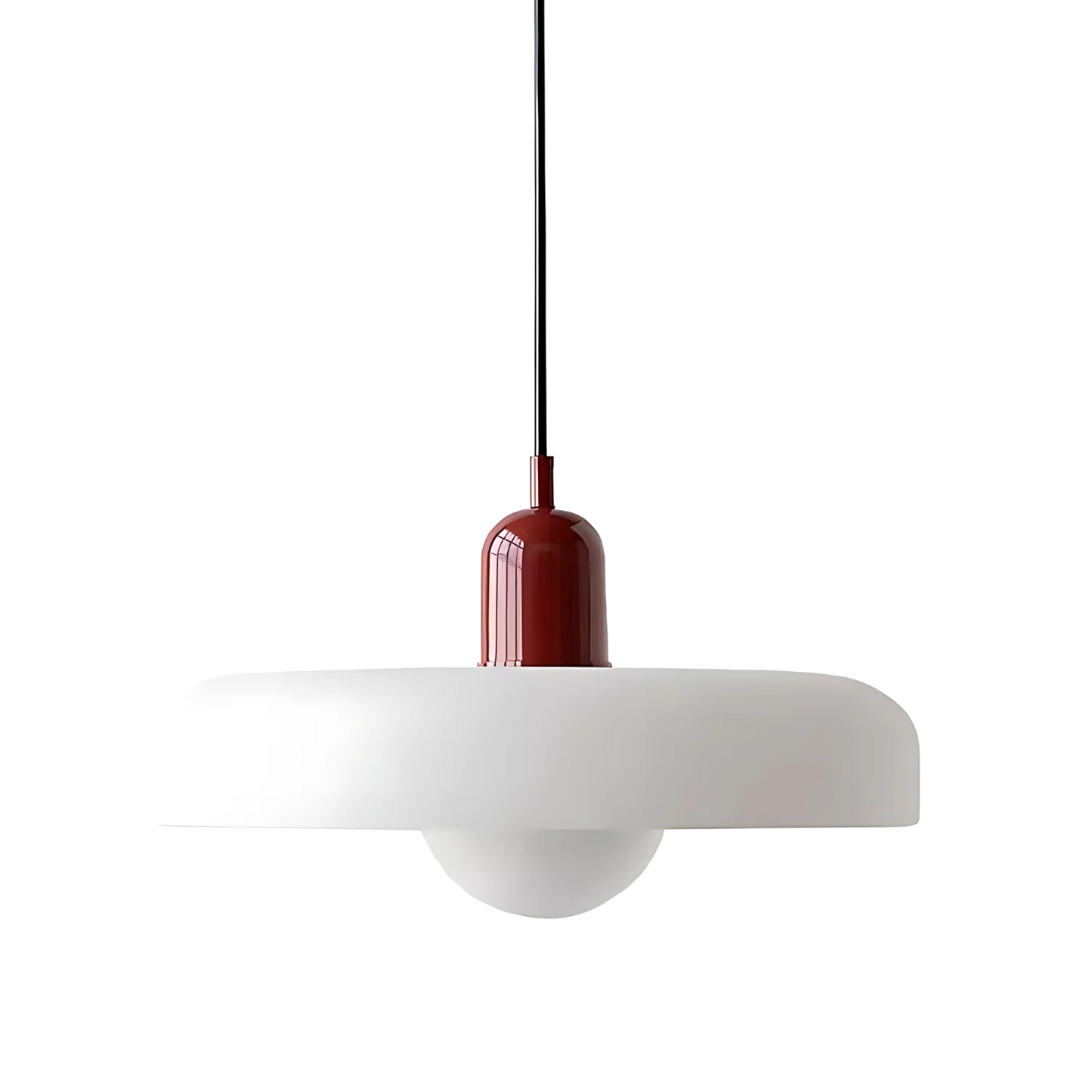 Luminous Halo Modern Glass Pendant Light — Lubrel minimalist lighting