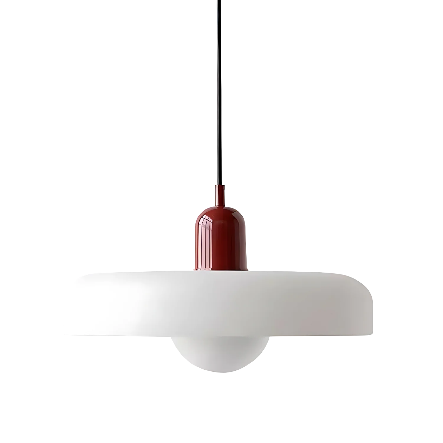 Luminous Halo Modern Glass Pendant Light — Lubrel minimalist lighting