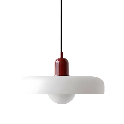 Luminous Halo Modern Glass Pendant Light — Lubrel minimalist lighting