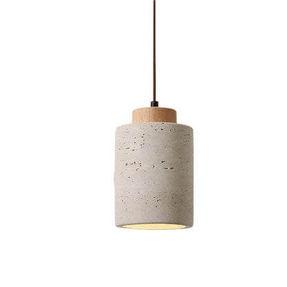 Nordic Travertine Clear Minimalist Pendant Light