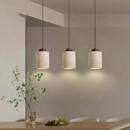 Nordic Travertine Clear Minimalist Pendant Light