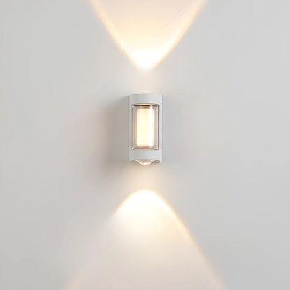 Nordic Up Down Acrylic Waterproof Minimalist Outdoor Wall Light