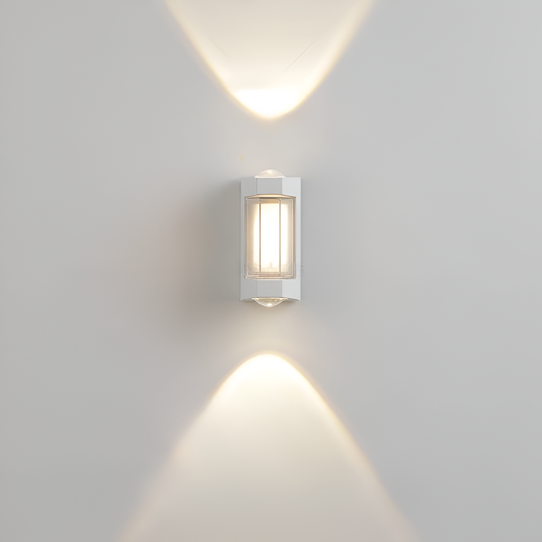 Nordic Up Down Acrylic Waterproof Minimalist Outdoor Wall Light