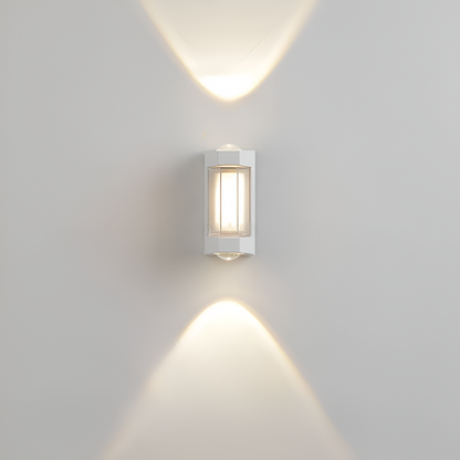 Nordic Up Down Acrylic Waterproof Minimalist Outdoor Wall Light