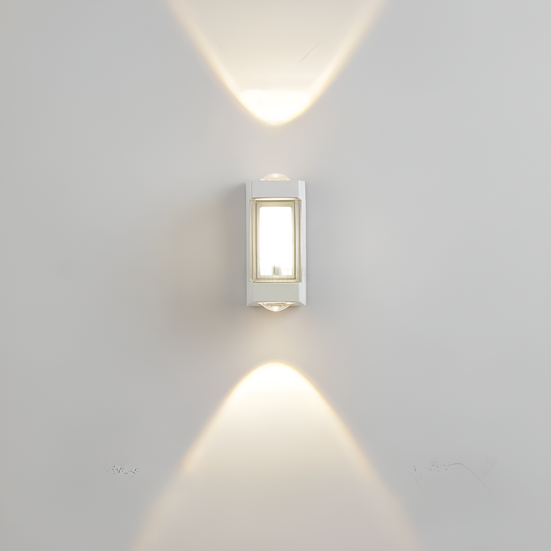 Nordic Up Down Acrylic Waterproof Minimalist Outdoor Wall Light