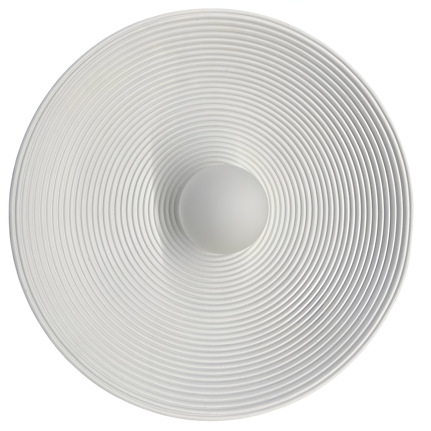 Retro Ceramic Style Resin Round Japandi LED Wall Light
