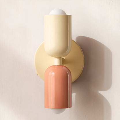 Nordic Colorful Double Head Iron Wall Light