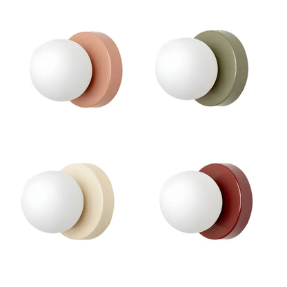Nordic Rounded Minimalist LED Glass Wall Light