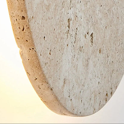 Travertine Stone Round Wall Light