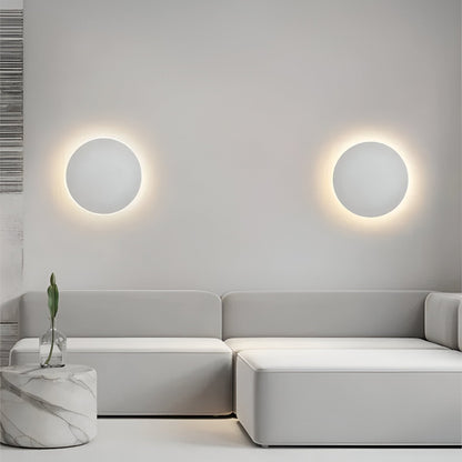 Lubrel — Modern Nordic Round Aluminum Minimalist LED Wall Light — minimalist lighting