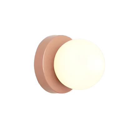 Nordic Rounded Minimalist LED Glass Wall Light