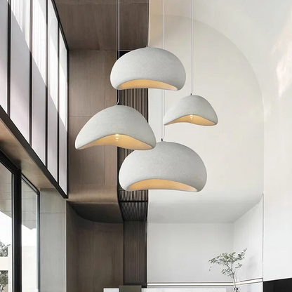 Nordic Wabi Sabi Fiberglass Pendant Light