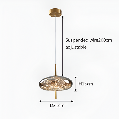 Nordic Luxury Modern Glass Pendant Light