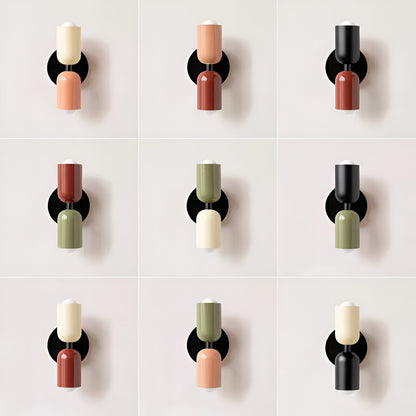 Nordic Colorful Double Head Iron Wall Light