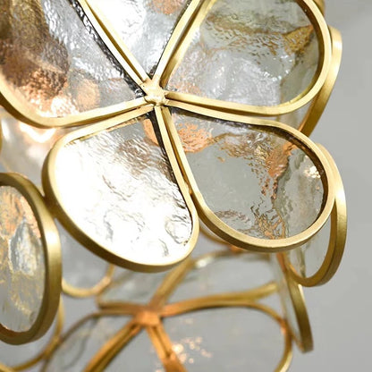Nordic Flower Glass Pendant Light