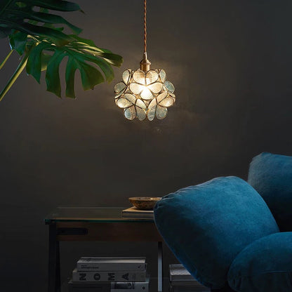 Nordic Flower Glass Pendant Light