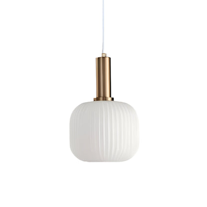 Nordic Colorful Glass Retro Pendant Light